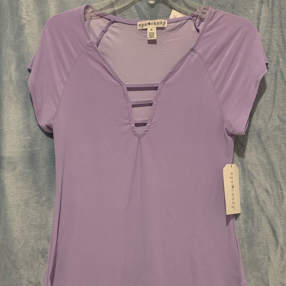 Eye Candy lilac top